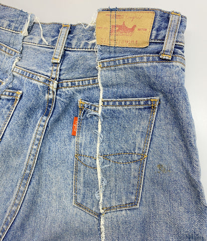 Ungrid パンツ カットオフデザインルーズリメイクデニム レディース SIZE 24 アングリッド