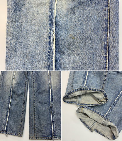 Ungrid パンツ カットオフデザインルーズリメイクデニム レディース SIZE 24 アングリッド