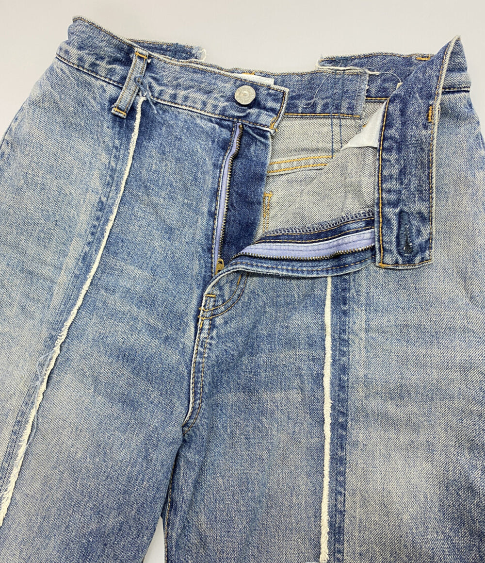 Ungrid パンツ カットオフデザインルーズリメイクデニム レディース SIZE 24 アングリッド