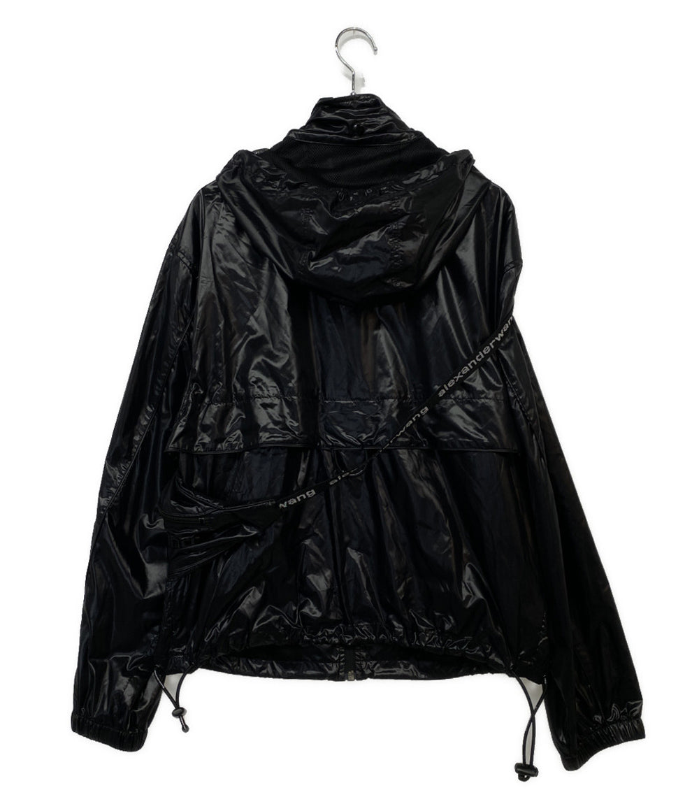 ALEXANDER WANG ポーチ付きナイロンパーカー ブラック レディース SIZE XS アレキサンダーワン