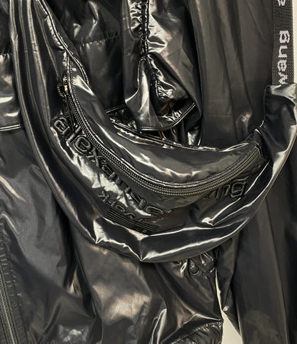 ALEXANDER WANG ポーチ付きナイロンパーカー ブラック レディース SIZE XS アレキサンダーワン
