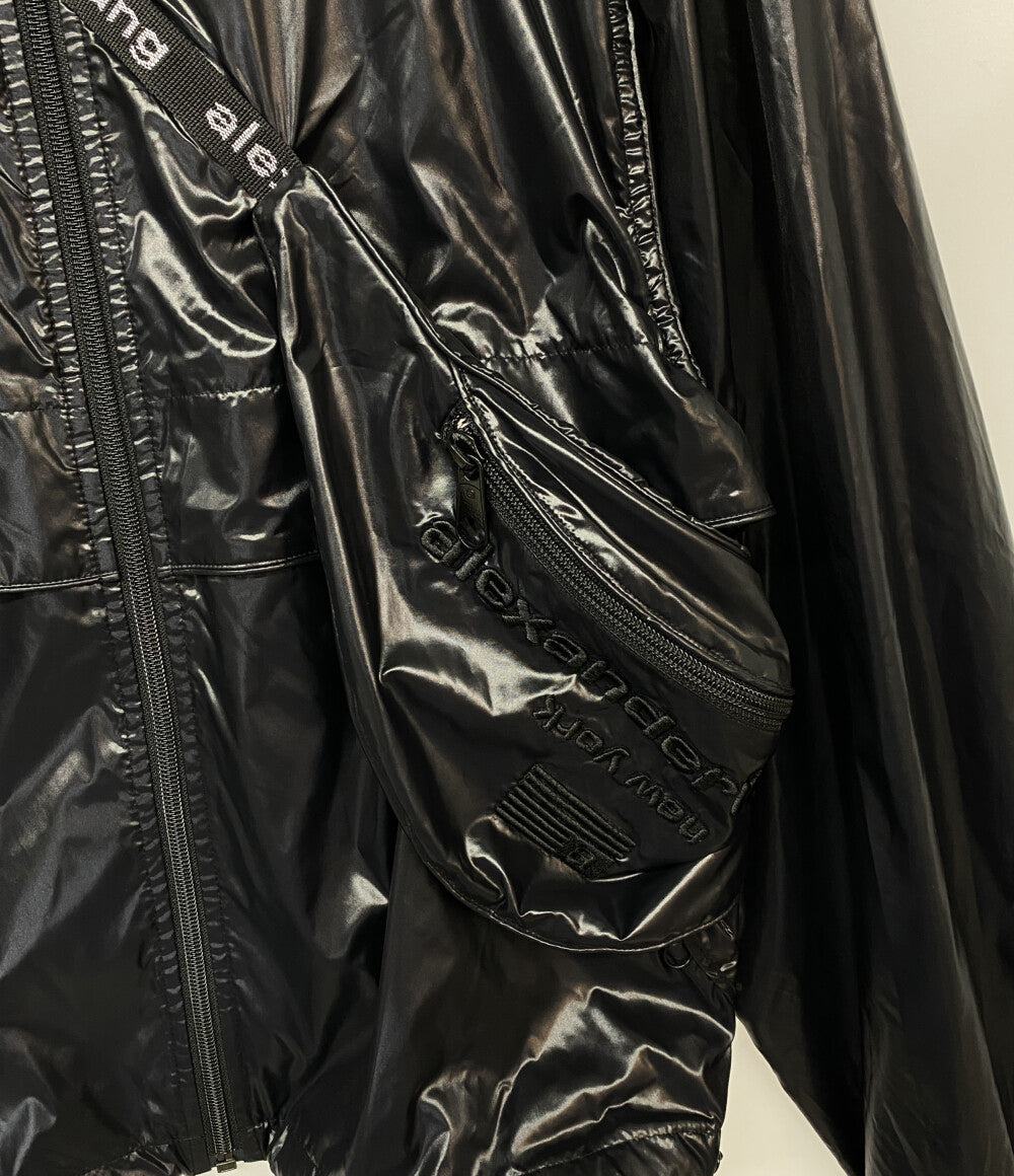 ALEXANDER WANG ポーチ付きナイロンパーカー ブラック レディース SIZE XS アレキサンダーワン