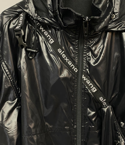 ALEXANDER WANG ポーチ付きナイロンパーカー ブラック レディース SIZE XS アレキサンダーワン