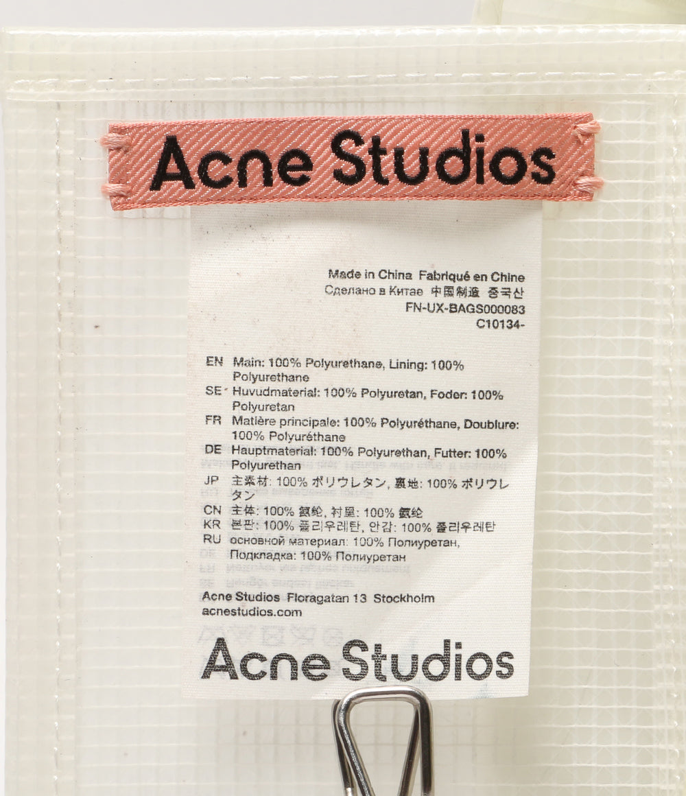 アクネストゥディオズ ショルダーバッグ クリアメッセンジャーバッグ メンズ ACNE STUDIOS