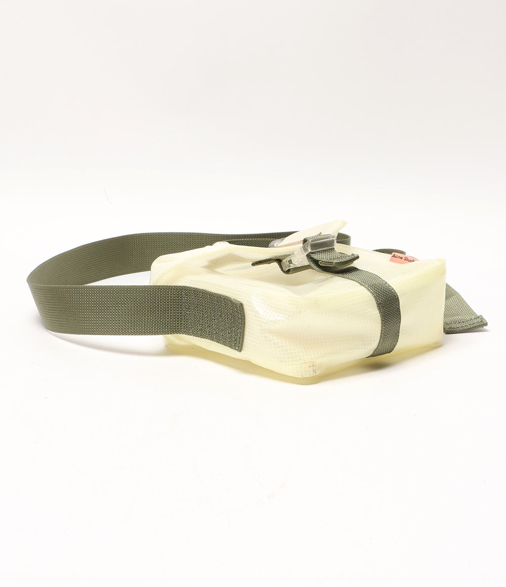 アクネストゥディオズ ショルダーバッグ クリアメッセンジャーバッグ メンズ ACNE STUDIOS