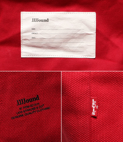 リーバイス ジョウンド トートバッグ TOTE BAG RED メンズ Levi's x JJJJound