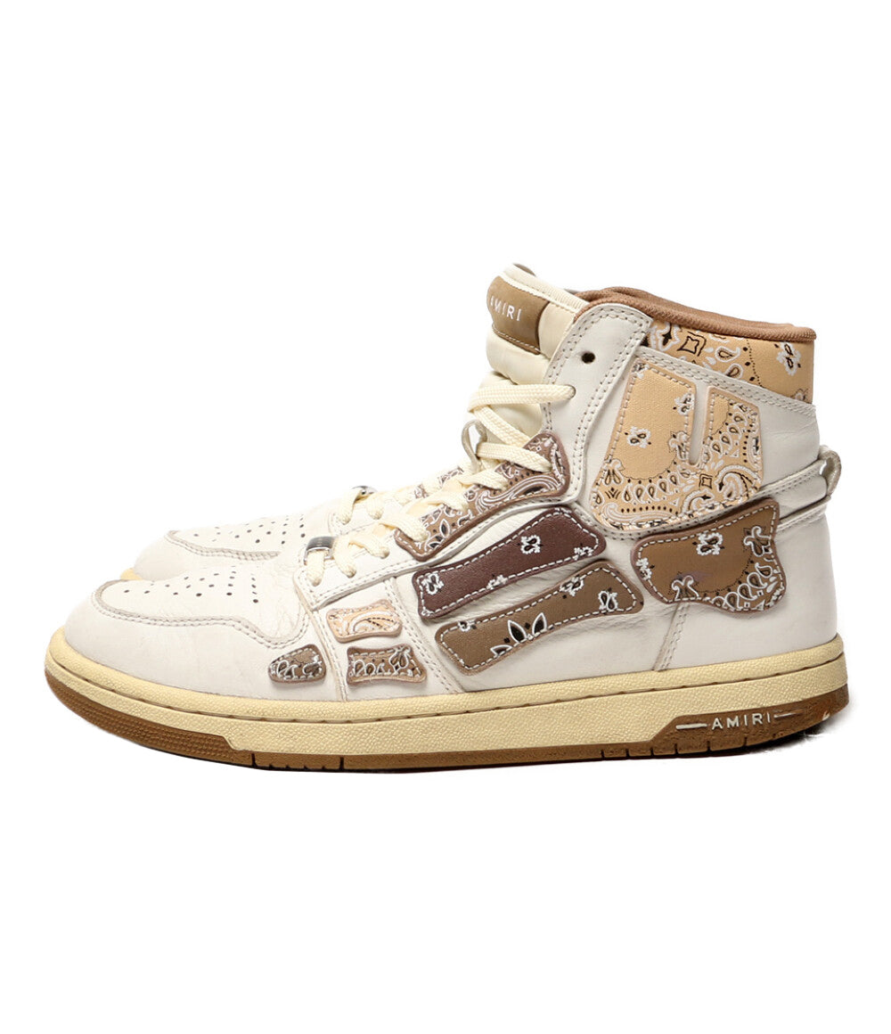 アミリ スニーカー SKELETON HIGH TOP BANDANA メンズ SIZE 26cm AMIRI