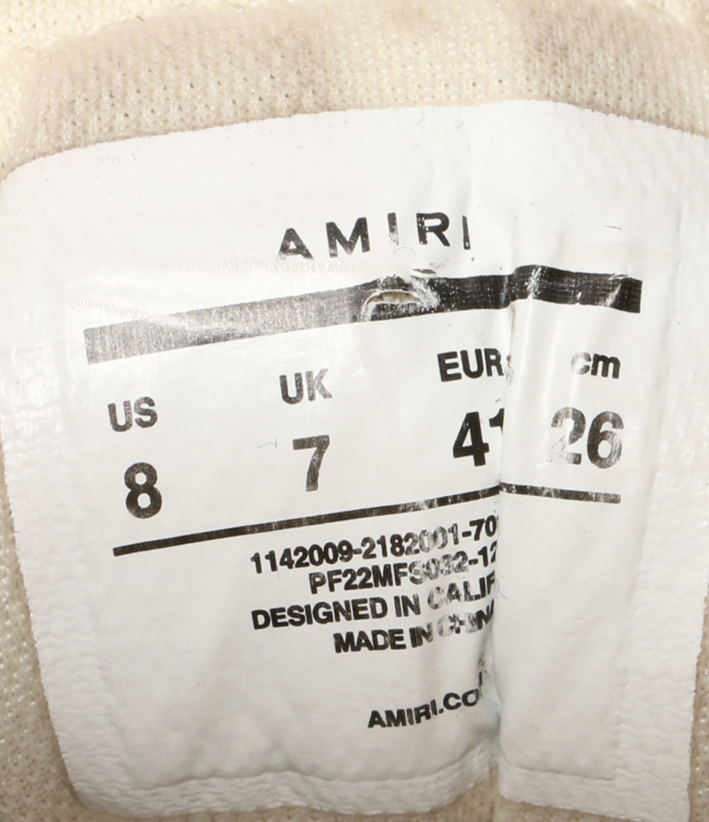 アミリ スニーカー SKELETON HIGH TOP BANDANA メンズ SIZE 26cm AMIRI