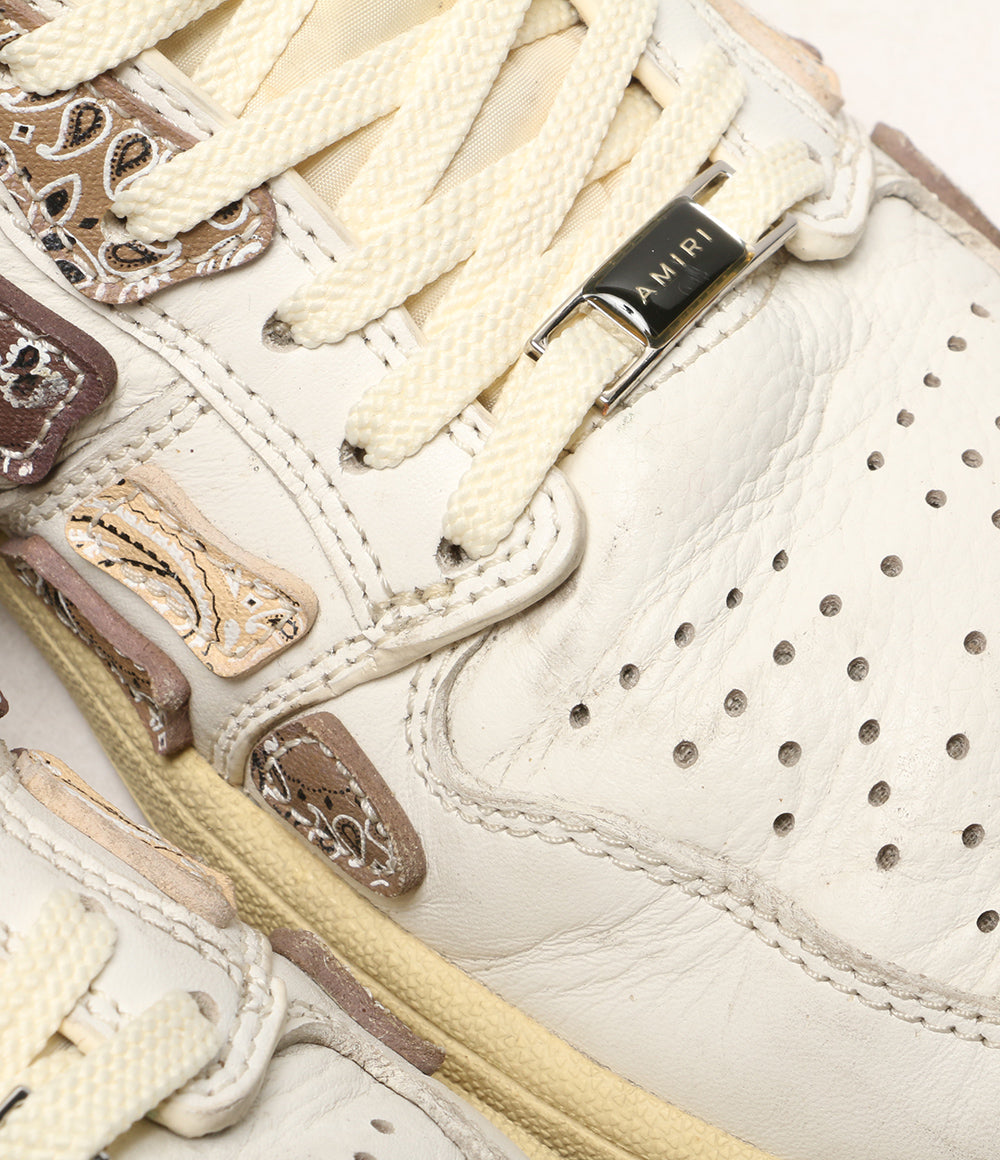 アミリ スニーカー SKELETON HIGH TOP BANDANA メンズ SIZE 26cm AMIRI