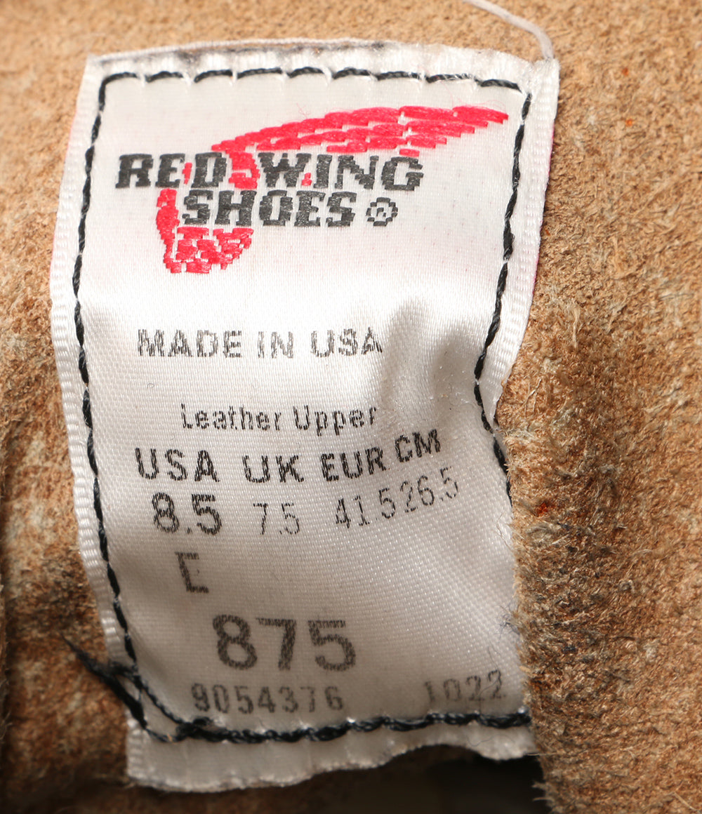 レッドウィング ブーツ 6インチ クラシックモック875 メンズ SIZE 26.5cm RED WING