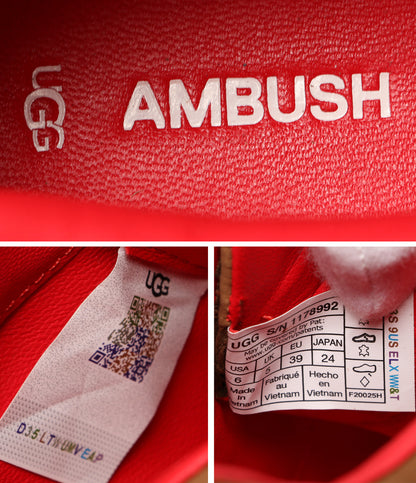 美品 UGG×AMBUSH アンブッシュ ブーツ Woven Boot レディース SIZE 24cm アグ