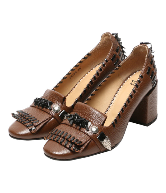 TOGA PULLA 装飾付きヒールパンプス 0617G レディース SIZE 38 トーガプルラ