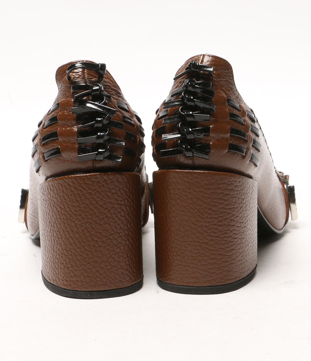 トーガプルラ 装飾付きヒールパンプス 0617G レディース SIZE 38 TOGA PULLA