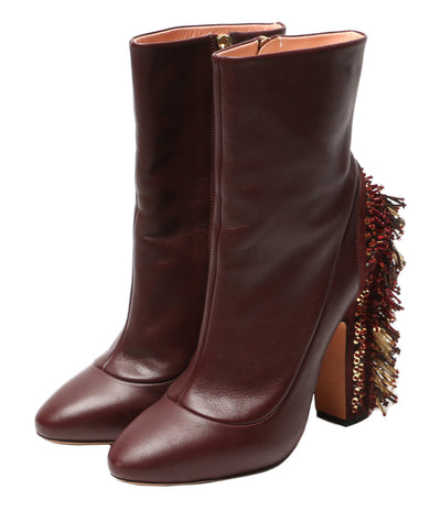 ロシャス ヒール装飾サイドジップブーツ レディース SIZE 38.5 ROCHAS