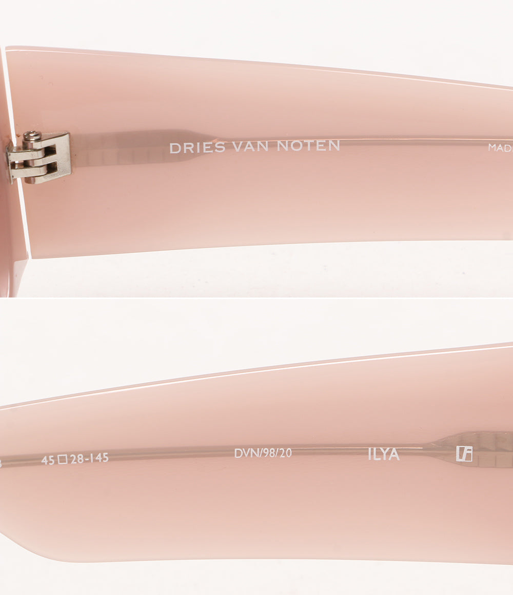 美品 Dries Van Noten x Linda Farrow リンダ ファロー サングラス Pink Sunglasses レディース ドリスヴァンノッテン