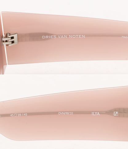 美品 Dries Van Noten x Linda Farrow リンダ ファロー サングラス Pink Sunglasses レディース ドリスヴァンノッテン
