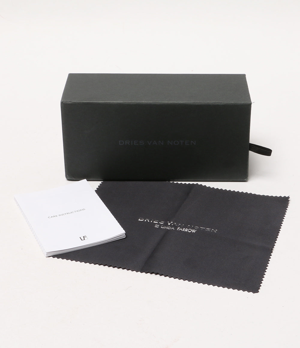 美品 Dries Van Noten x Linda Farrow リンダ ファロー サングラス Pink Sunglasses レディース ドリスヴァンノッテン