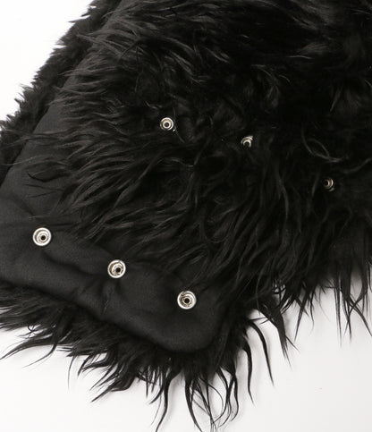 オマールアフリディ マフラー PADDED LONG FUR SCARF レディース omar afridi