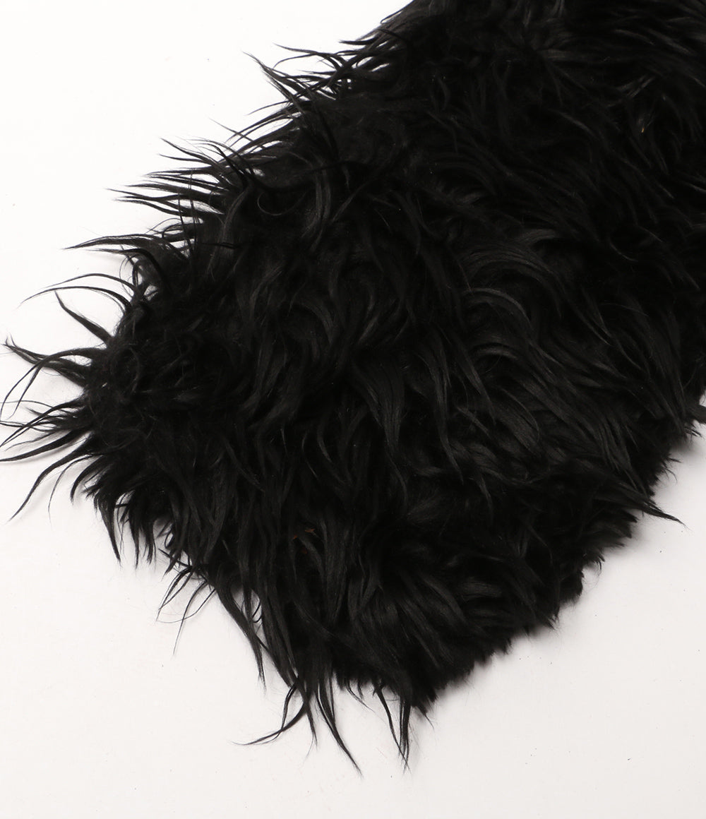 オマールアフリディ マフラー PADDED LONG FUR SCARF レディース omar afridi