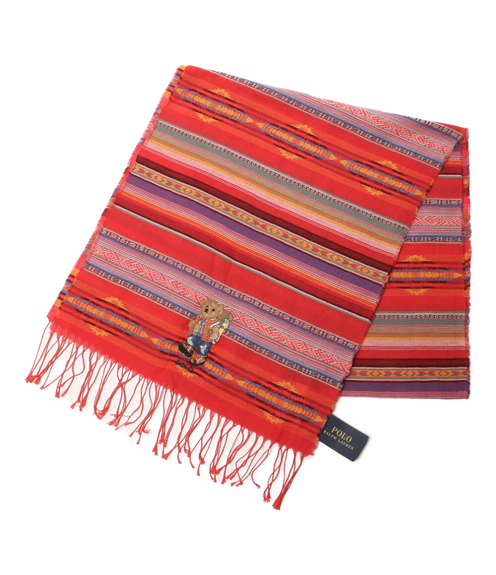 ポロ・ラルフローレン 美品 ポロベア ネイティブ柄ストール メンズ SIZE ONE SIZE POLO RALPH LAUREN