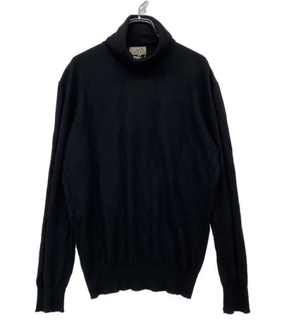 エルメス カシミヤ混アーガイルニット メンズ SIZE XXL HERMES