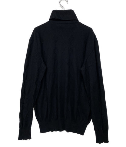 エルメス カシミヤ混アーガイルニット メンズ SIZE XXL HERMES