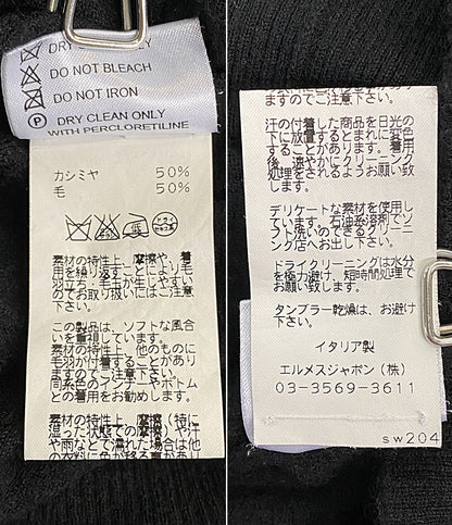 エルメス カシミヤ混アーガイルニット メンズ SIZE XXL HERMES