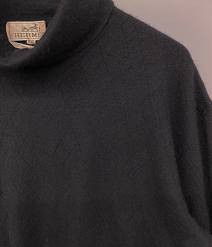 エルメス カシミヤ混アーガイルニット メンズ SIZE XXL HERMES