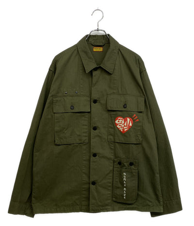 HUMAN MADE シャツジャケット MILITARY SHIRT 25SS HM29SH004 メンズ SIZE XL ヒューマンメード