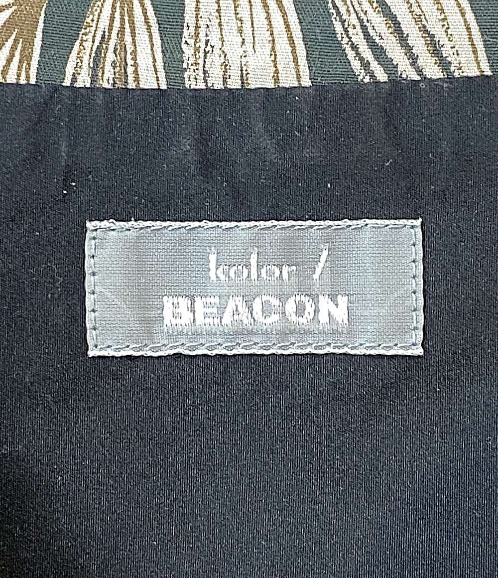 kolor BEACON カラービーコン 襟アロハ柄オープンカラーシャツ 半袖 21SS 21SBM-B04140 メンズ SIZE 1