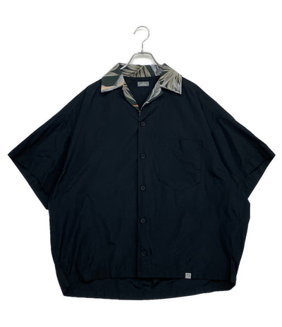 kolor BEACON カラービーコン 襟アロハ柄オープンカラーシャツ 半袖 21SS 21SBM-B04140 メンズ SIZE 1