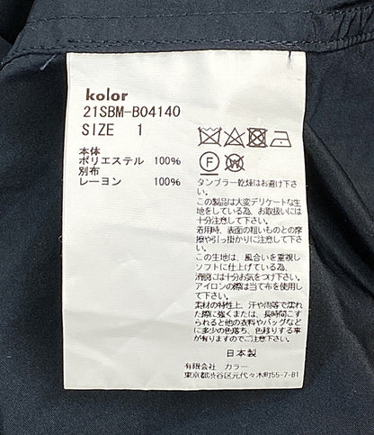 kolor BEACON カラービーコン 襟アロハ柄オープンカラーシャツ 半袖 21SS 21SBM-B04140 メンズ SIZE 1