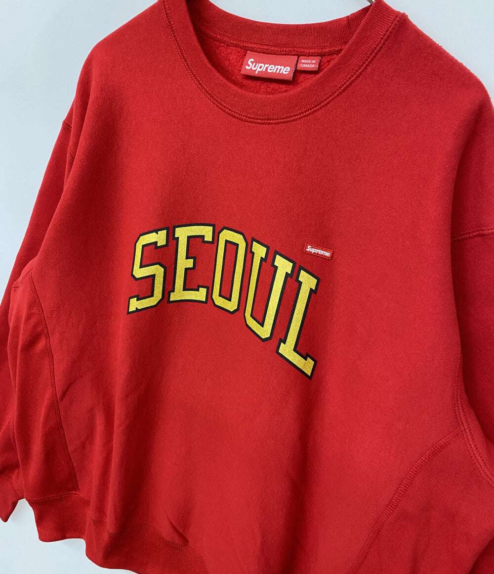 Supreme スウェット SHOP SMALL BOX CREWNECK SEOUL 24SS メンズ SIZE M シュプリーム