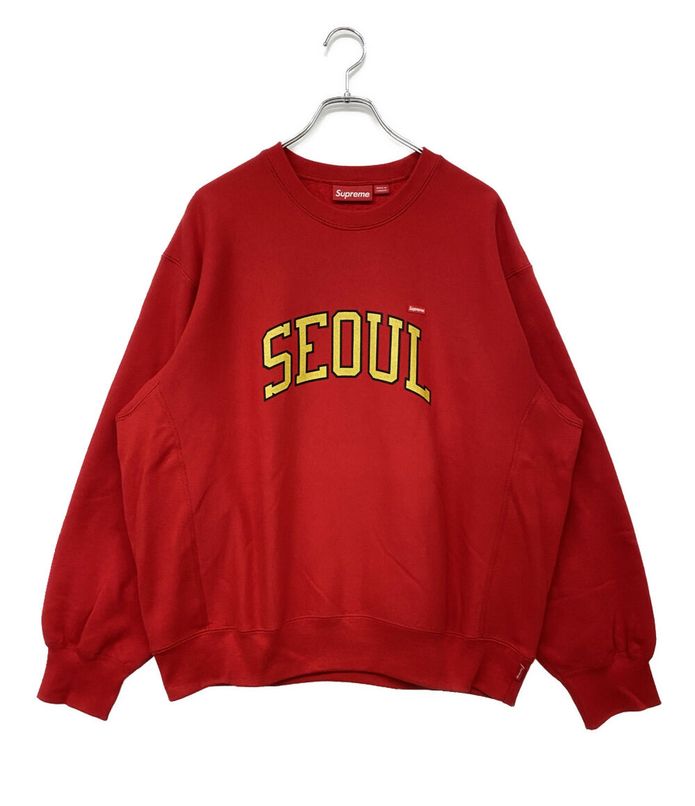 Supreme スウェット SHOP SMALL BOX CREWNECK SEOUL 24SS メンズ SIZE M シュプリーム