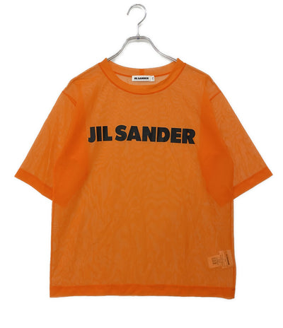 Jil sander 半袖Ｔシャツ ロゴプリントシースルーTEE メンズ SIZE M ジルサンダー