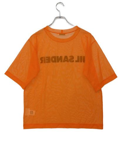 Jil sander 半袖Ｔシャツ ロゴプリントシースルーTEE メンズ SIZE M ジルサンダー