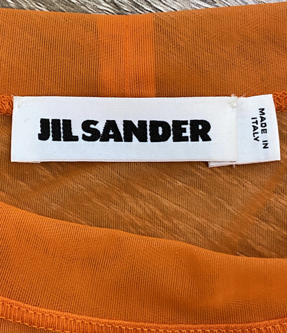 Jil sander 半袖Ｔシャツ ロゴプリントシースルーTEE メンズ SIZE M ジルサンダー