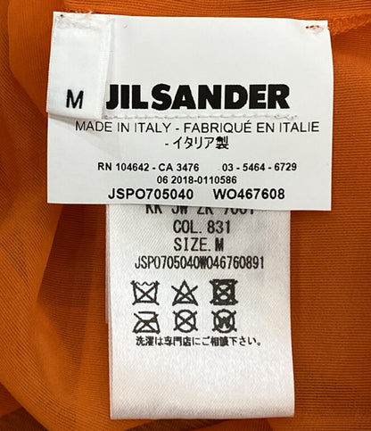 Jil sander 半袖Ｔシャツ ロゴプリントシースルーTEE メンズ SIZE M ジルサンダー