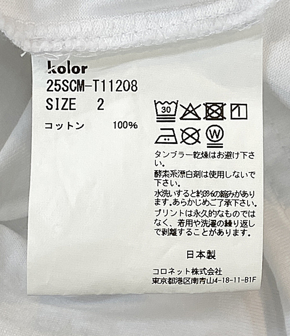 kolor 半袖Ｔシャツ グラフィックプリントTEE 25SS 25SCM-T11208 メンズ SIZE 2 カラー