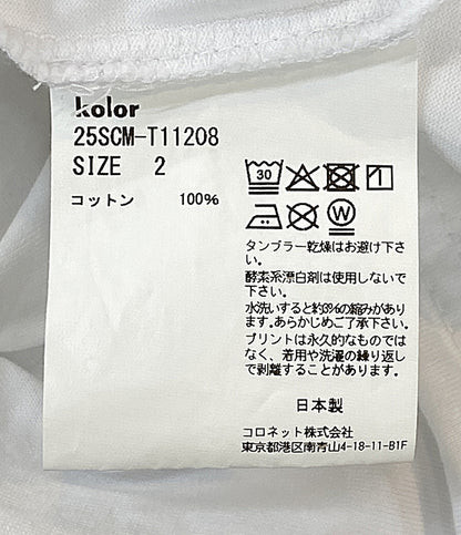 kolor 半袖Ｔシャツ グラフィックプリントTEE 25SS 25SCM-T11208 メンズ SIZE 2 カラー