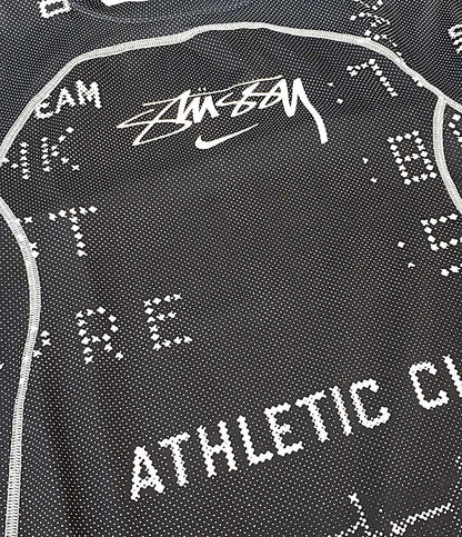 美品 STUSSY×NIKE ナイキ 半袖Ｔシャツ UV Crew Black NESSE342 メンズ SIZE S ステューシー