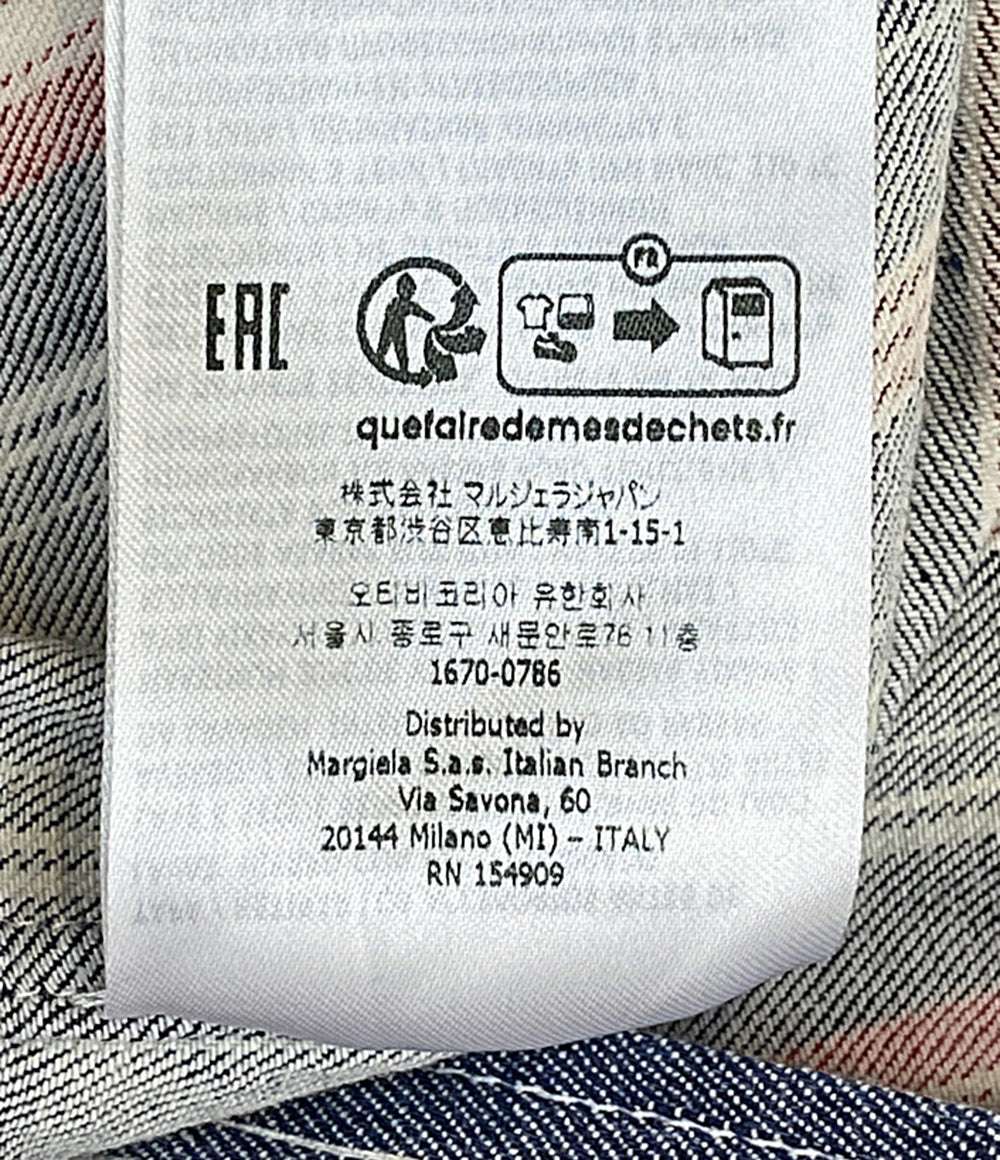 Maison Margiela 10 半袖シャツ カットオフデザインシャツ 23SS S50DL0467 メンズ SIZE 40 メゾンマルジェラ