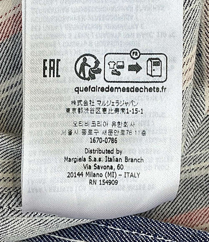 Maison Margiela 10 半袖シャツ カットオフデザインシャツ 23SS S50DL0467 メンズ SIZE 40 メゾンマルジェラ