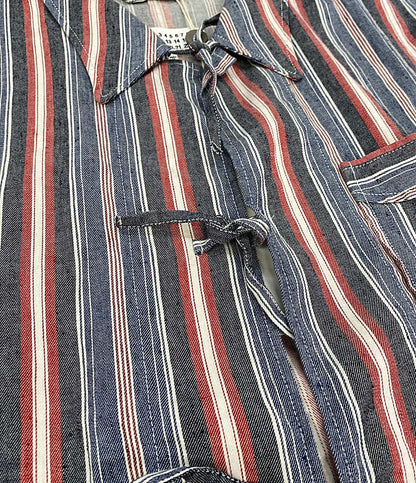 Maison Margiela 10 半袖シャツ カットオフデザインシャツ 23SS S50DL0467 メンズ SIZE 40 メゾンマルジェラ