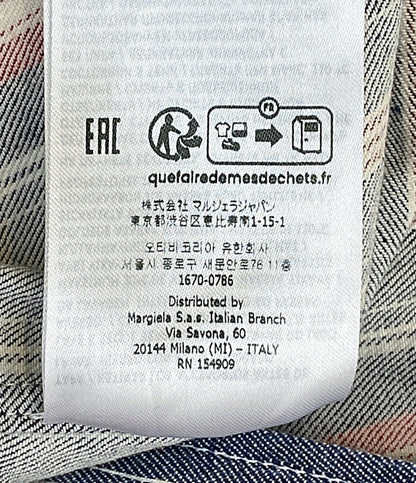 Maison Margiela 10 半袖シャツ カットオフデザインシャツ 23SS S50DL0467 メンズ SIZE 40 メゾンマルジェラ