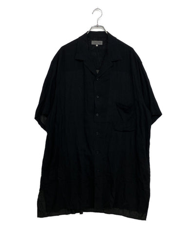 YOHJI YAMAMOTO POUR HOMME 半袖シャツ 23SS HZ-B96-222 メンズ SIZE 2 ヨウジヤマモトプールオム