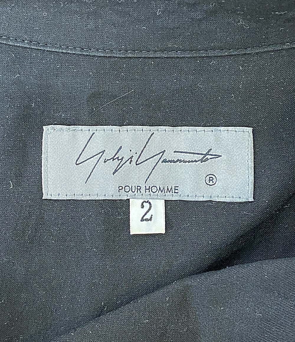 ヨウジヤマモトプールオム　 半袖アシメントリーカットソー ヨウジヤマモトプールオム 半袖アシメントリーカットソー