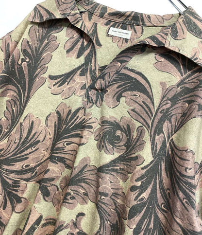 DRIES VAN NOTEN ボタニカル柄スキッパーポロシャツ 2057790 メンズ SIZE XL ドリスヴァンノッテン
