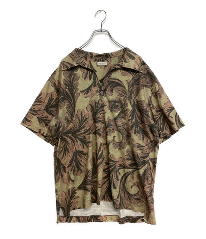 DRIES VAN NOTEN ボタニカル柄スキッパーポロシャツ 2057790 メンズ SIZE XL ドリスヴァンノッテン