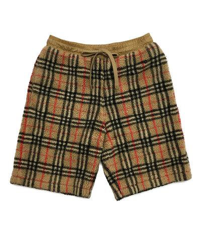 BURBERRY ノバチェックフリースショーツ メンズ SIZE S バーバリー